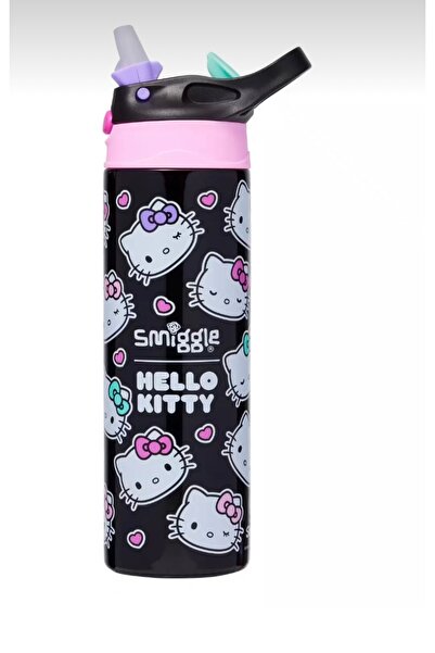 SMIGGLE -Hello Kitty Paslanmaz Çelik Suluk Matara 520ml