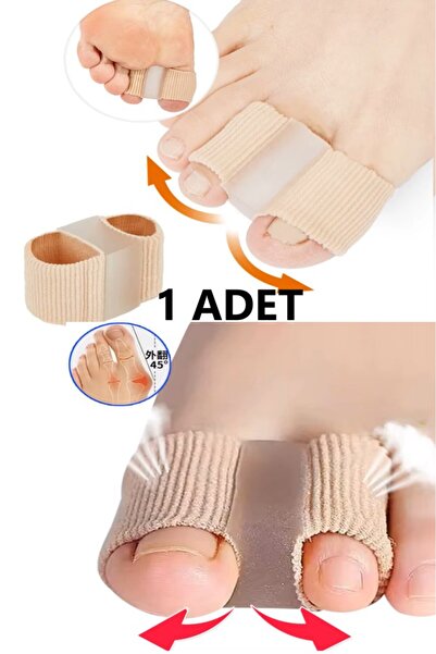 Bunyon 1 Adet Ayak Baş Parmak Kemik Eğriliği Düzeltici Aparat Halluks Valgus Parmak Koruyucu Atel Silikon