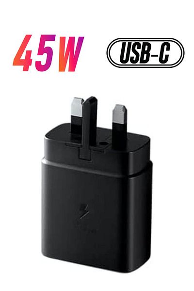 Primo Plus 45W Power Adapter without USB Cable Black