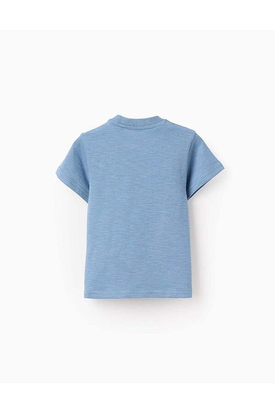Ziddy T-shirt for Baby Boys 'Loire Castle', Blue