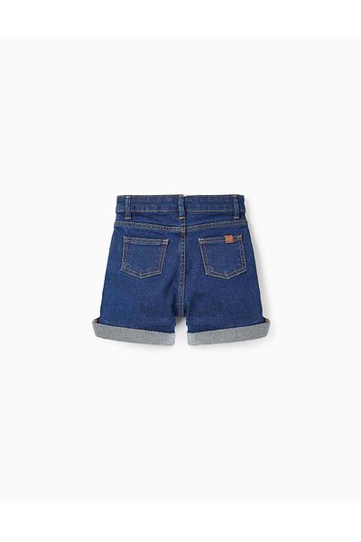 Ziddy Denim Shorts for Baby Girls, Blue