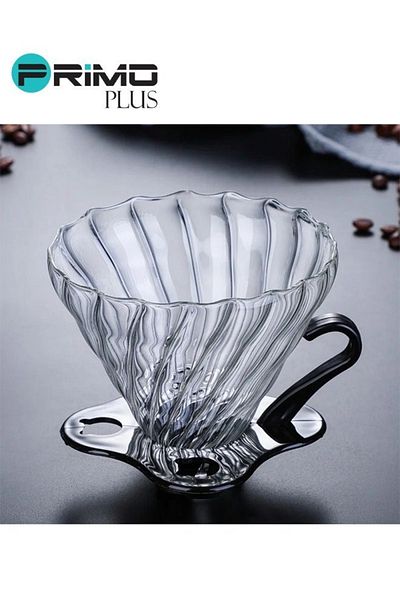 Primo Plus V60 Manual Coffee Drip Filter With Holder Pr104
