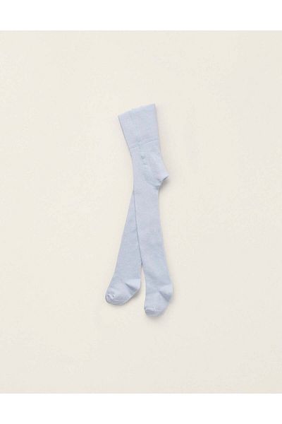 Ziddy Cotton Tights for Newborns, Blue