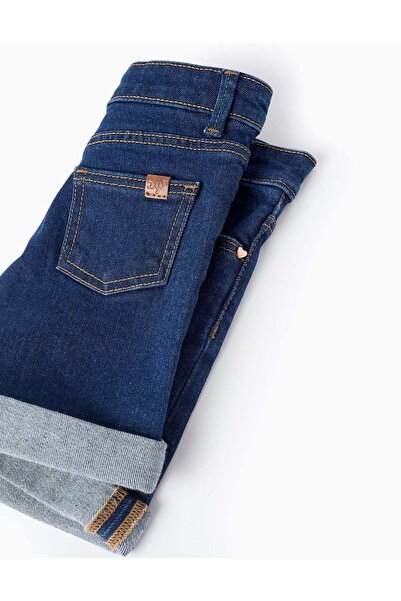 Ziddy Denim Shorts for Baby Girls, Blue