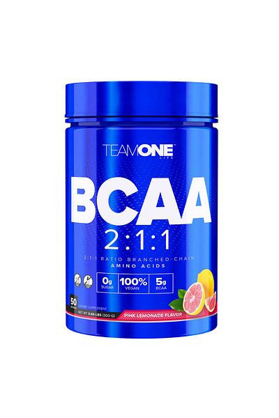 TEAM-ONE Team One Life BCAA 2:1:1, Pink Lemonade, 50