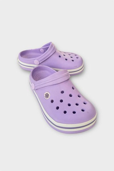 Liger Lilac Children's Cross Slippers - Garden, Beach, Seaside and Pool Slippers