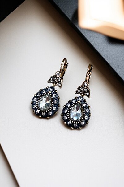 FAYRA ACCESSORIES Zirkon Taşlı Su Damlası Küpe