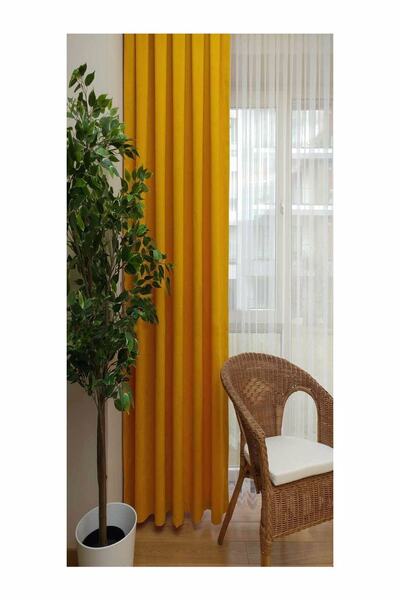 DECO ستارة خلفية جزيرة باللون الأصفر الداكن بدون ثنيات معززة للزراعة المسطحة