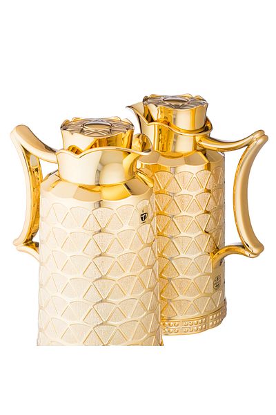 ALSAIF Saif Star Thermos Set, 2 Pieces, 1 Liter