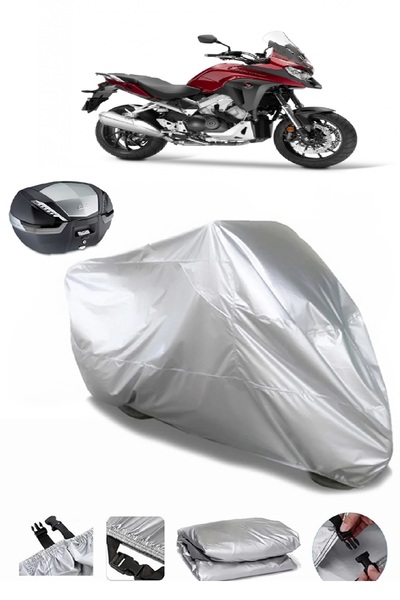 MotoLion هوندا VF 750 C Magna حقيبة خلفية من القماش المشمع للدراجات النارية س...