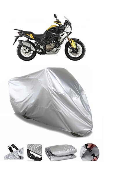 MotoLion Qj Svt 650X Ultra Thick Waterproof Motorcycle Tarpaulin Rear Bag Non...