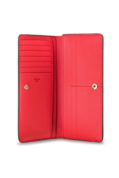 Tory Burch Robinson Saffiano Leather Continental Wallet