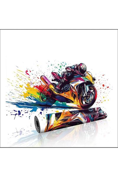 sgeteknoloji 70X30 CM TEMATICA MOTO DE CĂRJĂ BAZĂ ANTIALUNECĂ SPEED SURFACE PLAYER MOUSE PAD GAMING