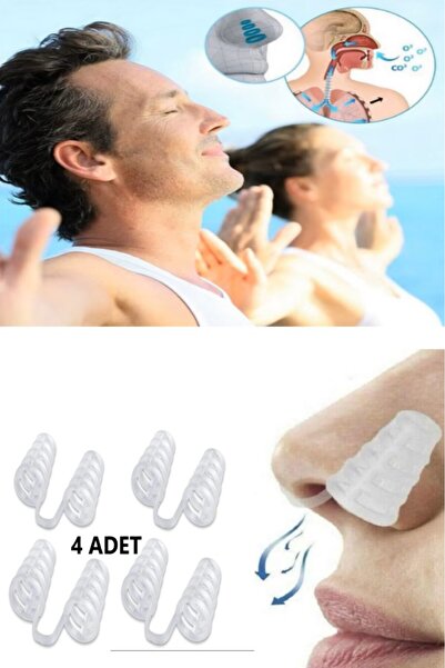 optana 4 ADET Rahat Nefes Alıp Verme Uyku Horlama Önleyici Azaltıcı Burun Del...