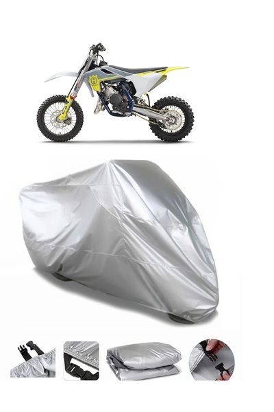 MotoLion حقيبة خلفية من القماش المشمع للدراجات النارية Husqvarna TC 65 سميكة ...