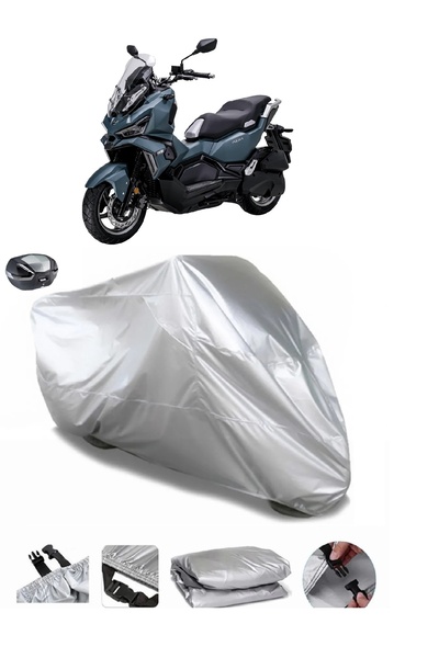 MotoLion حقيبة ظهر من القماش المشمع للدراجات النارية سميكة للغاية ومقاومة للم...