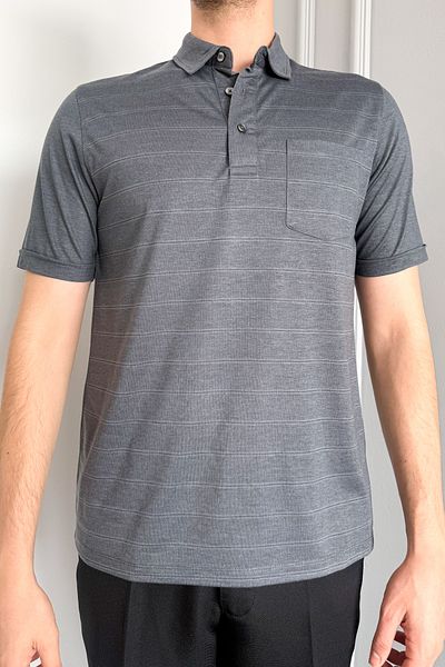ModaPlaza Ανδρικό μπλουζάκι Mercerized Polo Neck 2517