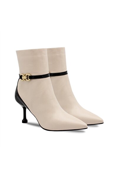 GIOVANNI FABIANI Μπεζ μαύρο λουστρίνι