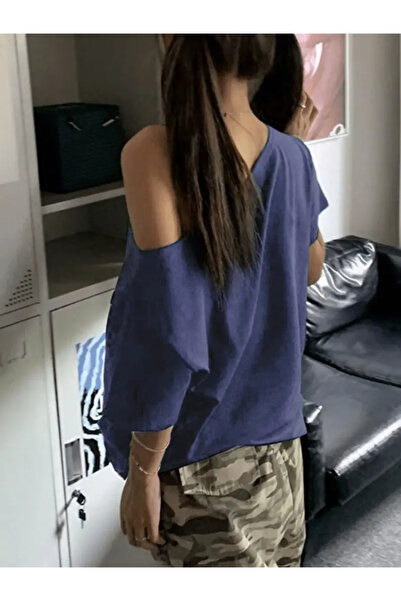 Machetta Női váll nélküli Chicago Boat Neck nyomott mintás póló