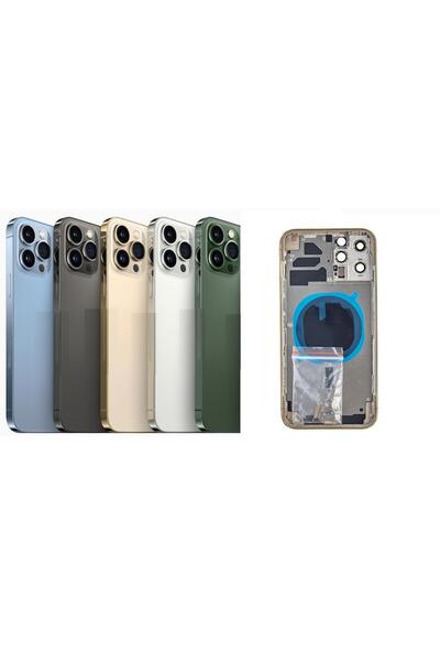 TeknoPrime Apple iPhone 13 Pro Max İle Uyumlu Dolu Kasa Yeşil