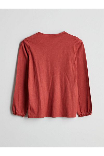 LC Waikiki Lcw Grace Women's Blouse with Lace-Up Collar Embroidery