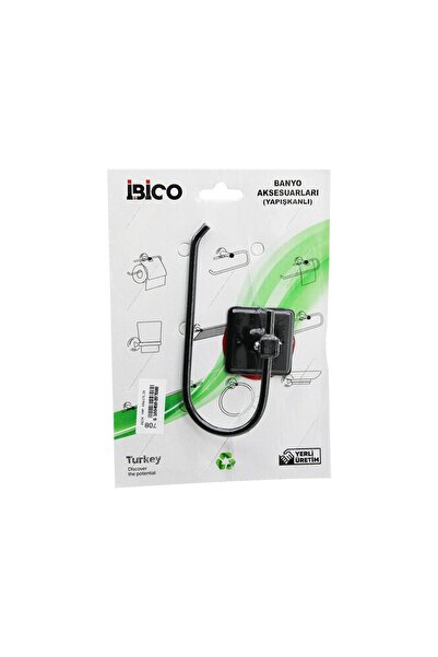 Go İthalat Black Metal Open Wc Paper Holder Adhesive Mounting Bny-708 (5372) ...