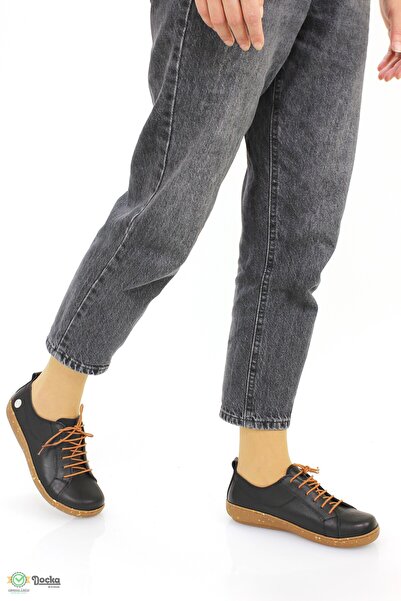 Mammamia Kadın Bağcıklı Spor Tarz Hakiki Deri Ortopedik Günlük Ayakkabı M26YA870