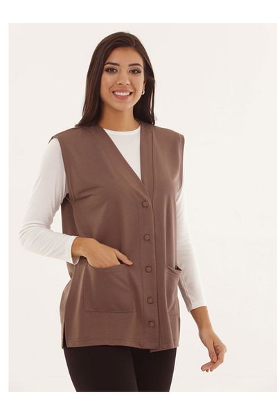 Pumpkin Summer Combed Cotton Type Mother Vest