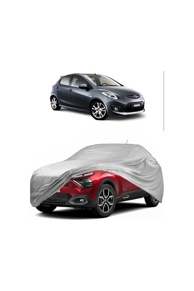 MotoLion غطاء سيارة مازدا 2 عالي الجودة متوافق مع العلامة التجارية