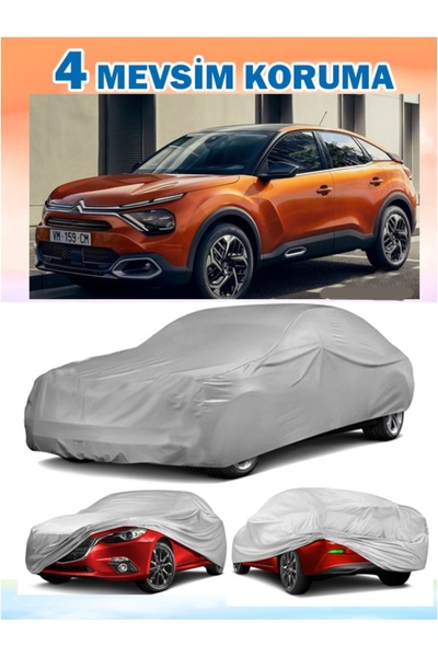 MotoLion سيتروين C4 القماش المشمع الفاخرة الجودة، سيارة خيمة هاتشباك القماش ا...