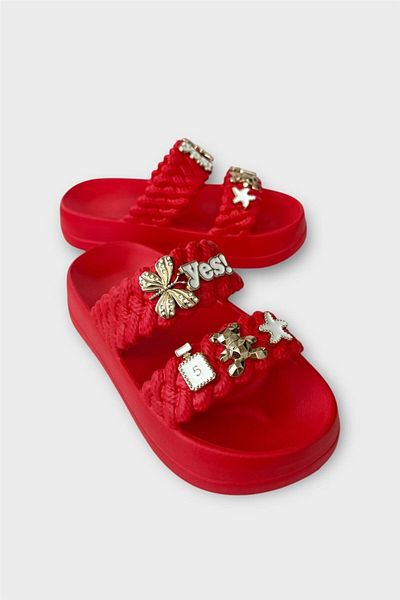 Liger Papuci de zi cu zi pentru femei Red Stone, eleganti si confortabili