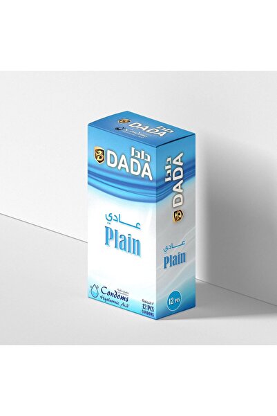 Dada واقيات ذكرية فاخرة، سادة، كل عبوة تحتوي على 12 واقيًا