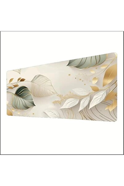 sgeteknoloji 70X30 cm Large Leaf Themed Non-Slip Base Speed Surface Gamer Mouse Pad Gaming
