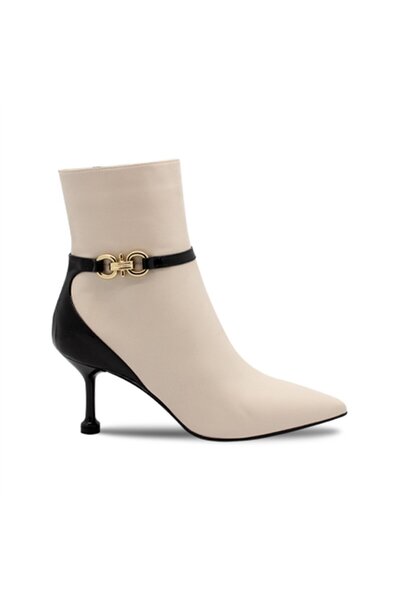 GIOVANNI FABIANI Μπεζ μαύρο λουστρίνι