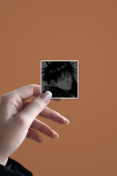 Runrux Megumi Fushiguro Sticker - Jujutsu Kaisen Sticker - Notebook, Laptop, Phone, Scrapbook Sticker