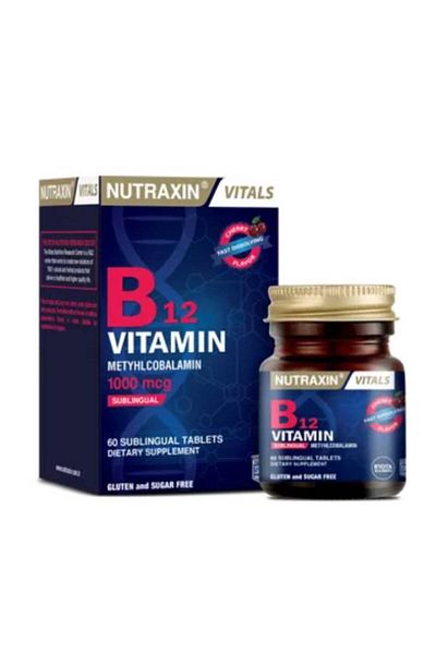 Nutraxin Vitals Vitamin B12 1000Mcg 60 Tablets