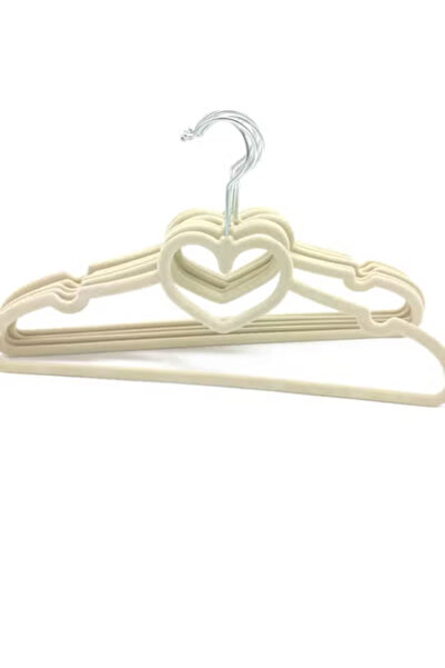 co arma طقم علاقات ملابس من المخمل مكونة من 6 قطع