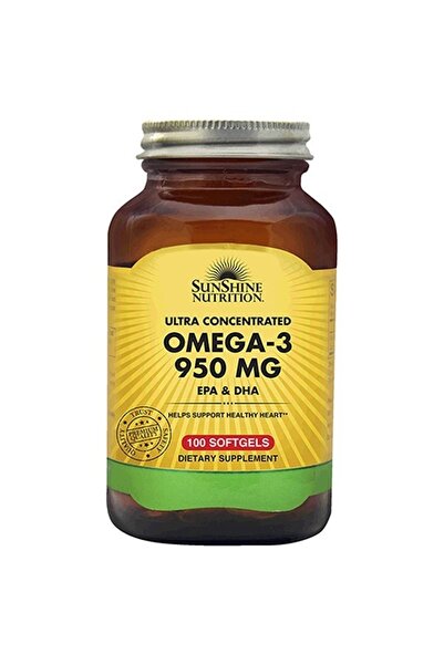 Sunshine Nutrition الترا كونك أوميجا 3 950 مجم Epa&Dha 100 كبسولة هلامية