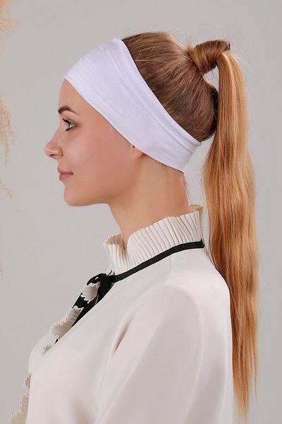 Melodi Scarf Fast Sports Bonnet - White Color Effect Bandeja