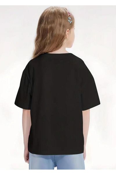 BEBEĞİME ÇORAP Tricou cu mânecă scurtă, cu mânecă scurtă, cu decolteu, pentru fete