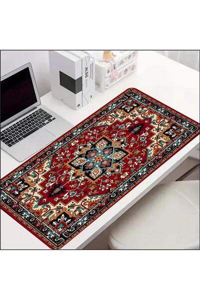 sgeteknoloji 70X30 CM DEKORATİF HALI TEMALI KAYDIRMAZ TABAN SPEED YÜZEY OYUNC...