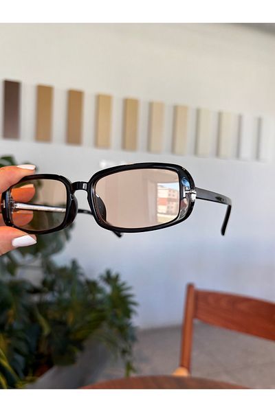 funeyes Centro Rectangular Unisex Women's Men's Sunglasses