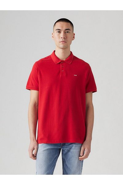Levi's Men's Red Polo Neck T-Shirt 35883-0006
