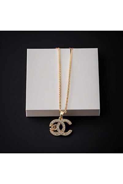 feyza collection قلادة من الفولاذ المقاوم للصدأ CC 316L مع حجر الزركون