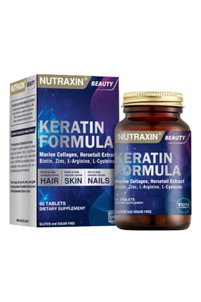Nutraxin Keratin Formula Hair Skin & Nails Tab 60S