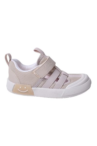 Vicco Momo Kids Beige Lighted Sneakers
