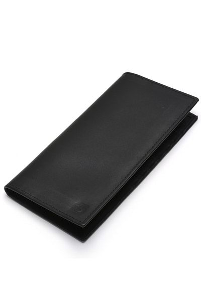 SLIMTA Genuine Leather Long Wallet for Men and Women Minimalist Card Holder