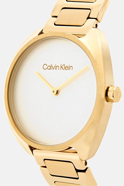 Calvin Klein Women 25200276 Stainless Steel Analog Watch 34mm,Gold