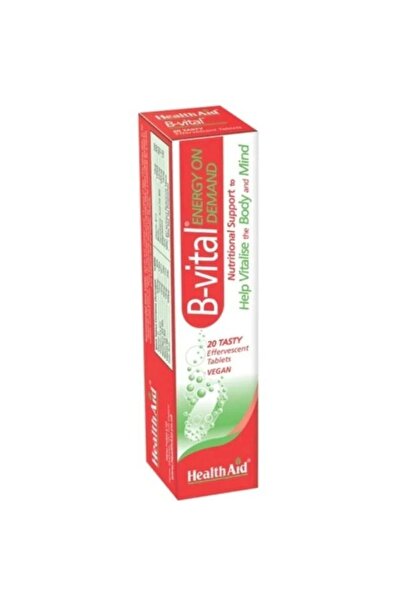 Health Aid أقراص هيلث إيد بي-فايتال الفوارة، 20 قرصًا