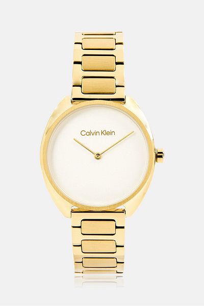 Calvin Klein Women 25200276 Stainless Steel Analog Watch 34mm,gold